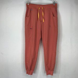 FIGS - WOMEN'S MEDIUM - PINK DRAWSTRING WAIST TECHNICAL JOGGER UNIFORM PANTS